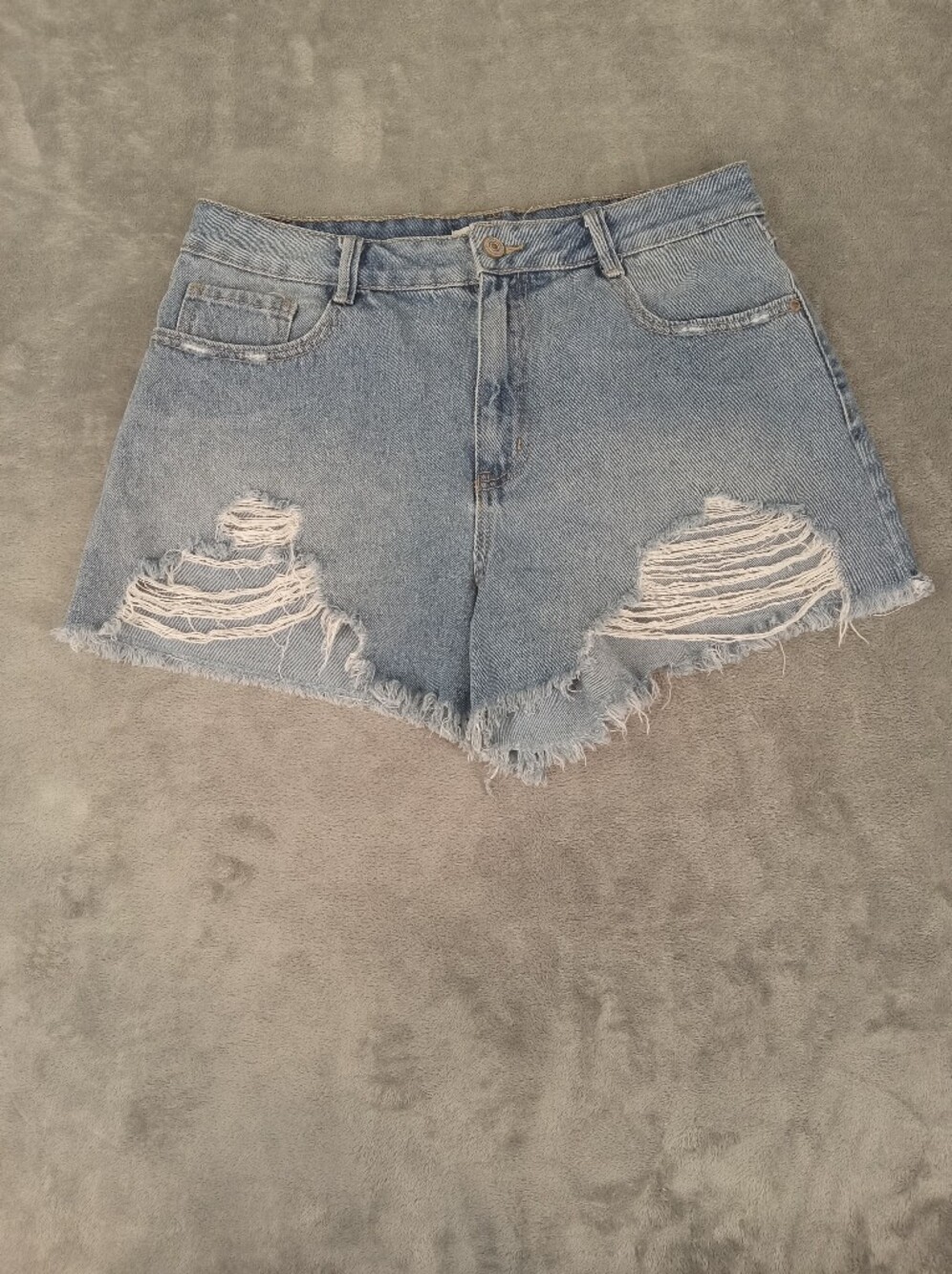 Happily Grey Women’s Light Blue Jeans Shorts Size 11/3 - Picture 1 of 13